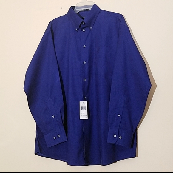 2/$35 NWT Nautica Men's Dress shirt 16-16.5 - Picture 4 of 8